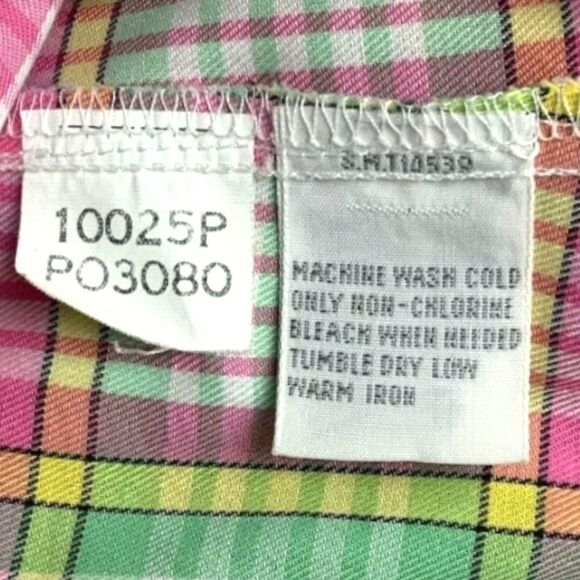 Foxcroft Classic Fit,Wrinkle Free Plaid Shirt 1X - Picture 6 of 10